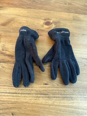 Columbia Black Fleece Winter Gloves size medium